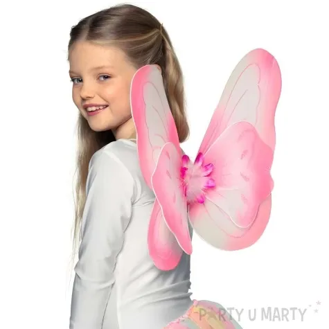 skrzydla wrozka kwiat irys rozowy boland 4 cm