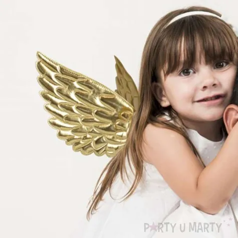 skrzydla zloty aniol materialowe arpex 42 x 20 cm