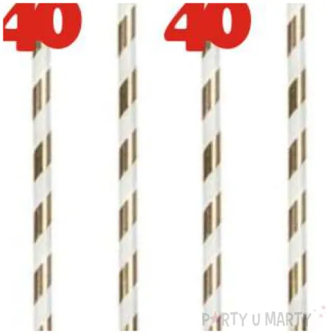 slomki 40 19 5 cm czerwone w paski 6 szt