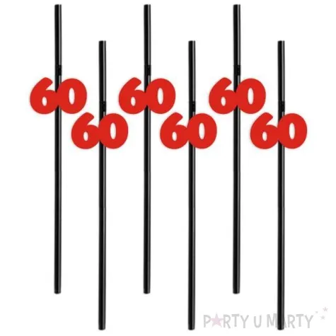 slomki 60 21 cm czerwone 6 szt