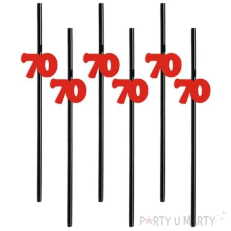 slomki 70 21 cm czerwone 6 szt