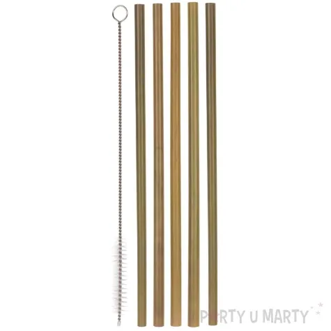 slomki bambusowe zestaw ze szczoteczka naturalne ootb 5 szt