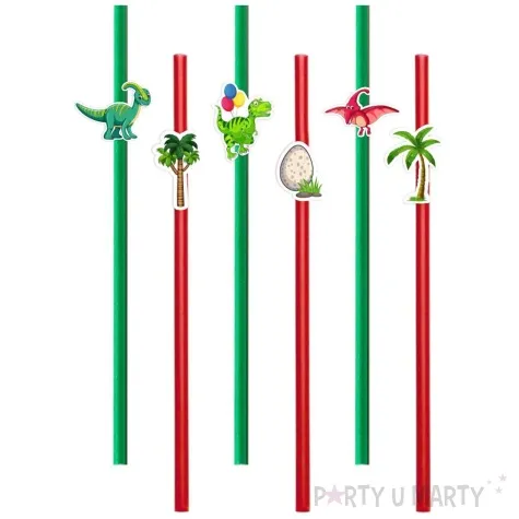 slomki dino party mix 19 5 cm 6 szt