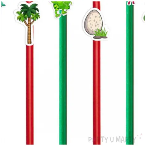 slomki dino party mix 19 5 cm 6 szt