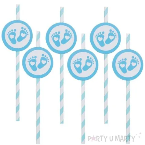 slomki dzieciece stopki niebieskie czakos 6 szt