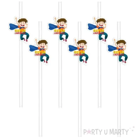 slomki dzien chlopaka w pelerynie biale 19 5 cm 6 szt