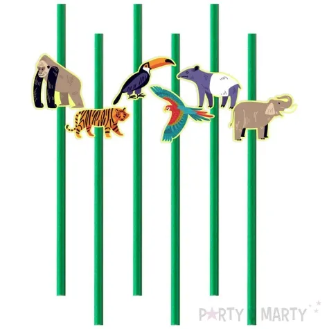 slomki dzungla bungla zielony 19 5 cm 6 szt