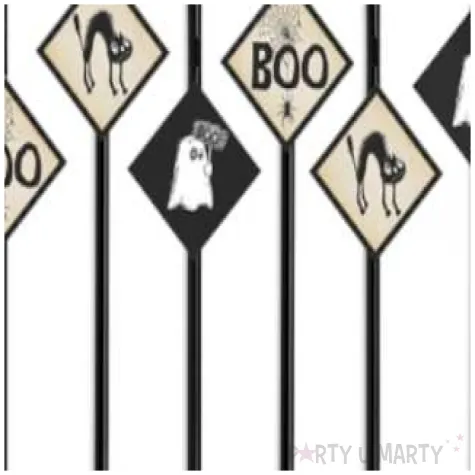 slomki halloween boo 24 cm 6 szt