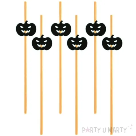 slomki halloween dynie 24 cm 6 szt