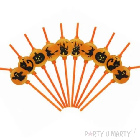 slomki halloween mix pomaranczowe 10 szt