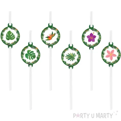 slomki hawaii party congee 6 szt