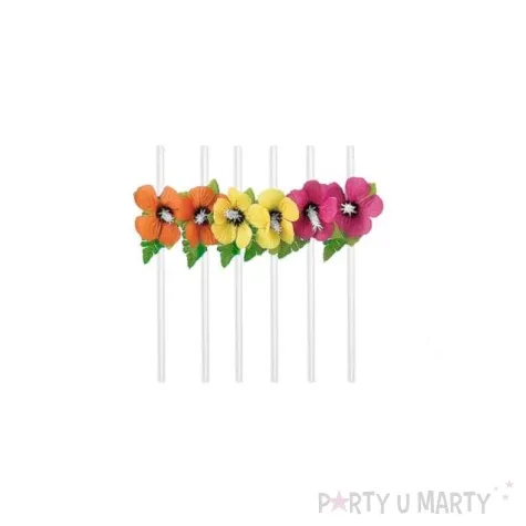 slomki hawajskie kwiatki 24 cm 6 szt