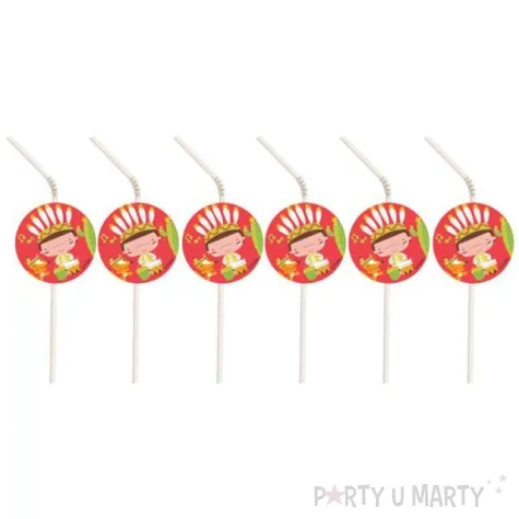 slomki indianskie party godan 24 cm 6 szt