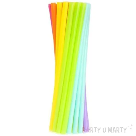 slomki jumbo pastelowe mix kolorow 18 szt