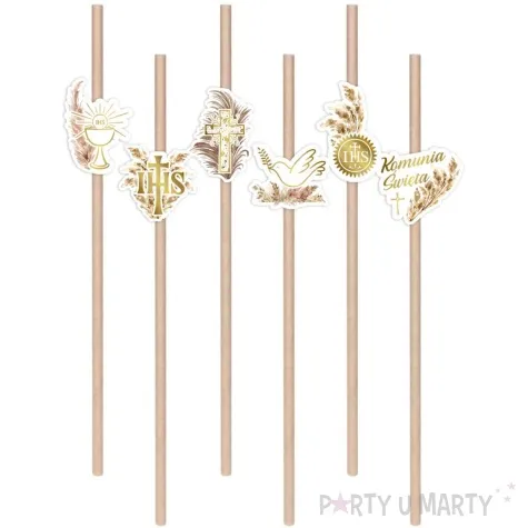slomki komunia ihs boho kraftowe 6 szt
