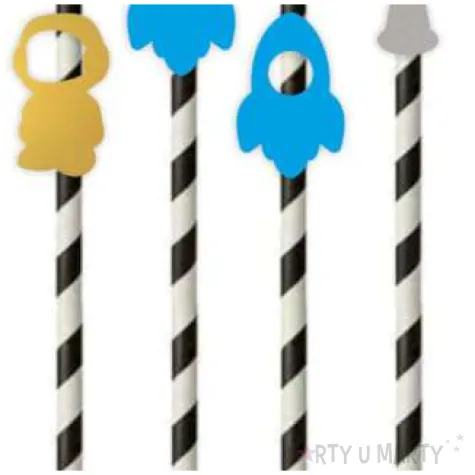 slomki kosmos i satelity bialo czarne 19 5 cm 6 szt