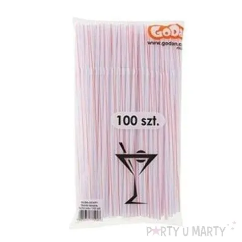 slomki lamane biale w paski 21 cm 100 szt