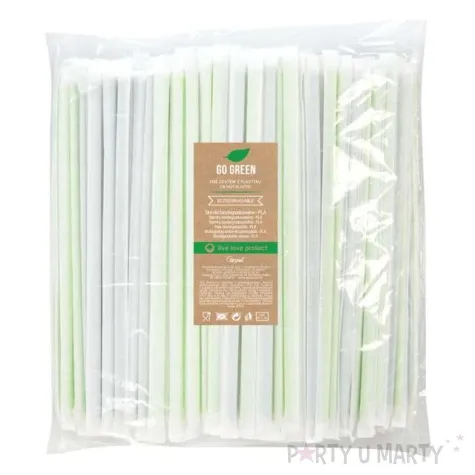 slomki lamane higieniczne go green zielone arpex 24 cm 400 szt