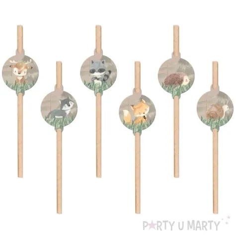 slomki lesne zwierzatka congee 20 cm 6 szt