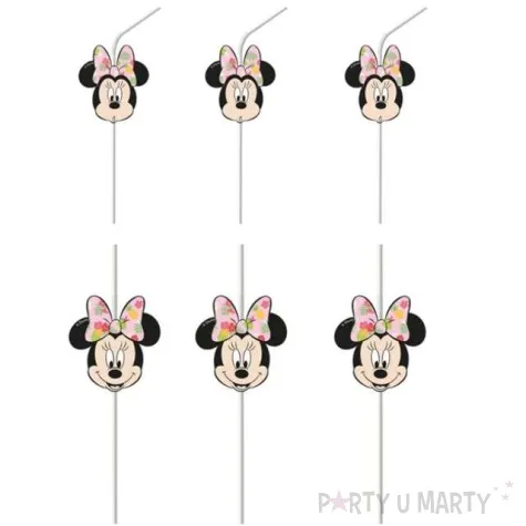 slomki minnie tropical disney procos 24 cm 6 szt