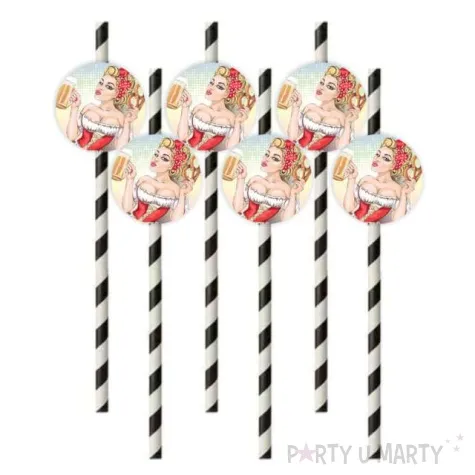 slomki oktoberfest bawarka wielokolorowe 19 5 cm 6 szt