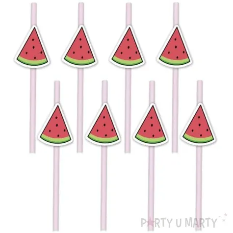 slomki papierowe arbuzy summer party 20 cm partypal 8 szt