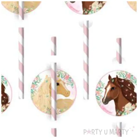 slomki papierowe bajkowy konik amscan 8 szt