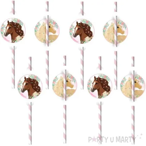 slomki papierowe bajkowy konik amscan 8 szt