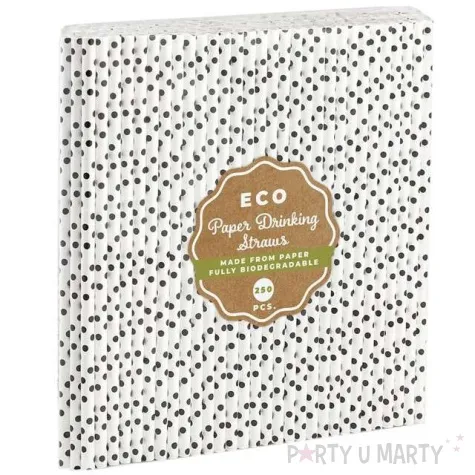 slomki papierowe bio grochy bialy godan 19 7 cm 250 szt