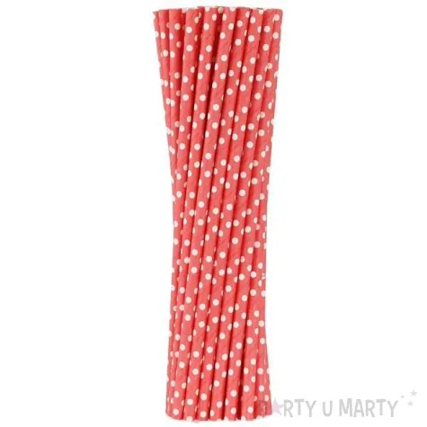 slomki papierowe bio grochy godan czerwone 20 cm 250 sz