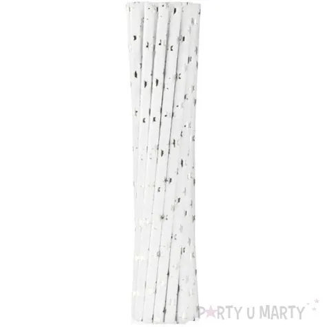 slomki papierowe bio gwiazdki srebrny godan 19 7 cm 12 szt