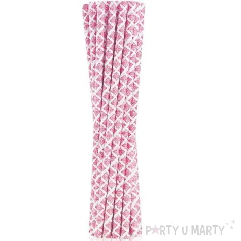 slomki papierowe bio koronka godan rozowe 19 cm 12 szt