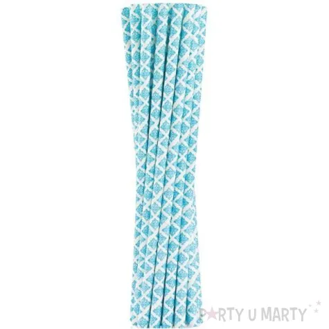 slomki papierowe bio koronka niebieskie godan 19 7 cm 12 szt