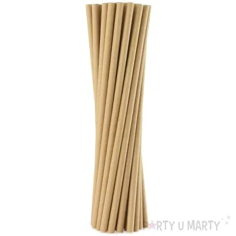 slomki papierowe bio kraftowe brazowe godan 20 cm 250 szt