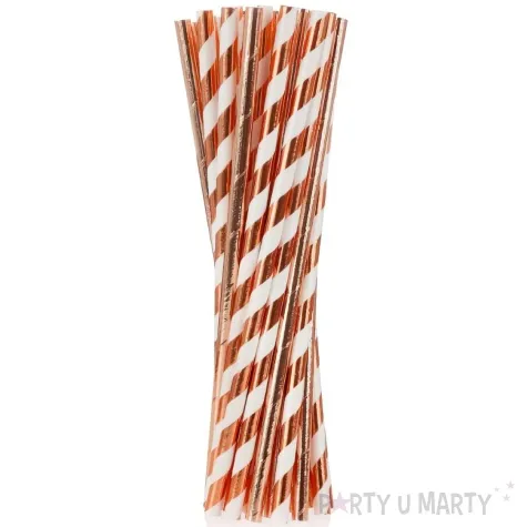 slomki papierowe bio mix rozowe zloto godan 19 7 cm 24 szt