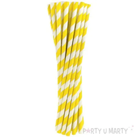 slomki papierowe bio paski godan zolte 20 cm 24 szt