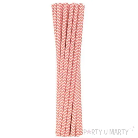 slomki papierowe bio szlaczki godan rozowe jasne 19 cm 12 szt