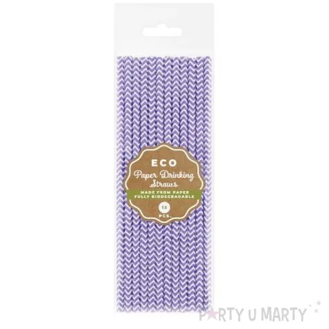 slomki papierowe bio szlaczki liliowy godan 19 7 cm 12 szt