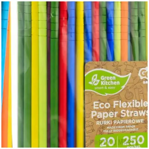 slomki papierowe bio teczowe lamane mix godan 20 cm 250 szt