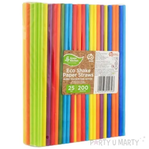 slomki papierowe bio teczowy mix godan 25 2 cm 200 szt