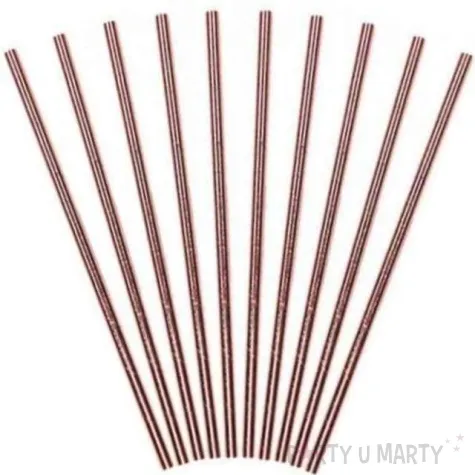 slomki papierowe classic rozowe zloto partydeco 19 5 cm 250szt