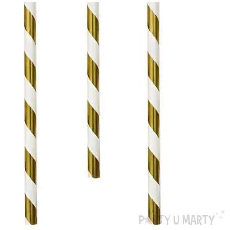 slomki papierowe dziewczynka i kosciol dekoracja na komunie swieta bialo zlote 6 szt