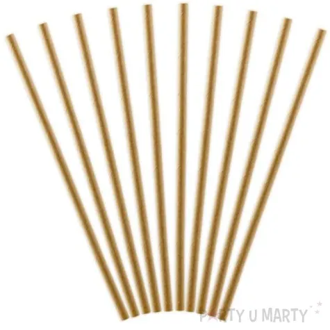 slomki papierowe ekologiczne kraft partydeco 10szt
