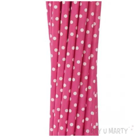 slomki papierowe groszki magenta godan 19 7 cm 40 szt