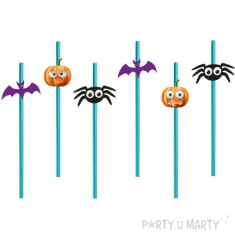 slomki papierowe halloween boo turkusowy godan 20 cm 6 mm