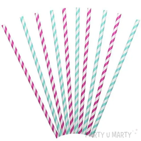 slomki papierowe hawajskie party mix kraszek 19 7 cm 24 szt