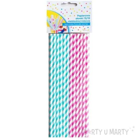 slomki papierowe hawajskie party mix kraszek 19 7 cm 24 szt