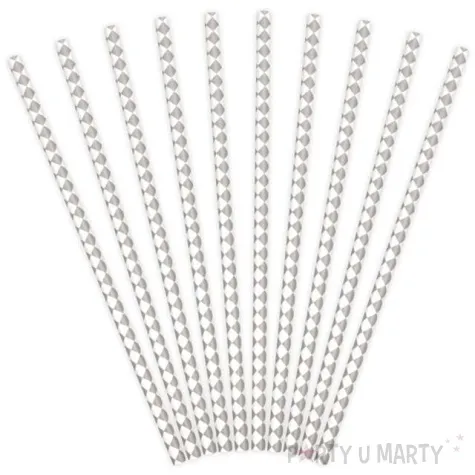slomki papierowe karo bezowe cieple partydeco 19 5 cm 10 szt