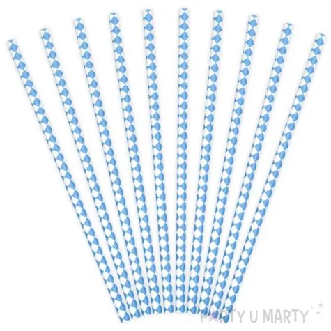 slomki papierowe karo niebieskie 10 szt