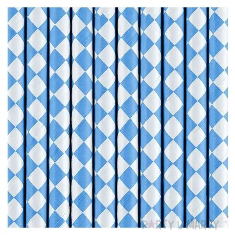 slomki papierowe karo niebieskie 10 szt